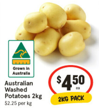 IGA Australian Washed Potatoes 2kg offer