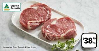 Foodworks Australian Beef Scotch Fillet Steak offer