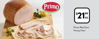 Foodworks Primo Red Gum Honey Ham offer