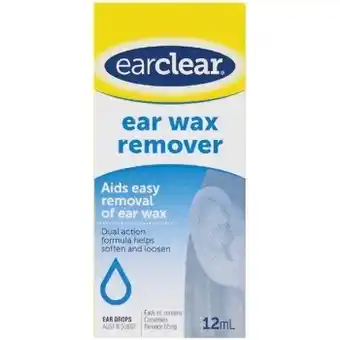 Earclear ear wax remover 12ml