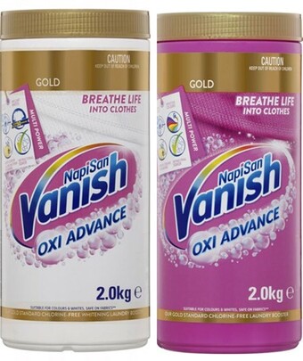 BIG W Vanish gold stain remover & laundry booster powders 2kg offer