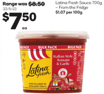 Latina Fresh Sauce 700g