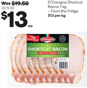 D'Orsogna Shortcut Bacon 1 kg