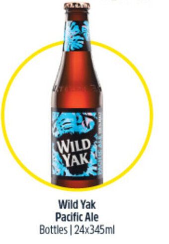 Woolworths Wild Yak Pacific Ale Bottles | 24x345ml offer