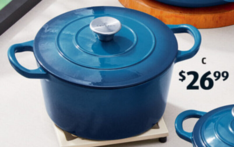 C Cast Iron Dutch Oven offer at ALDI