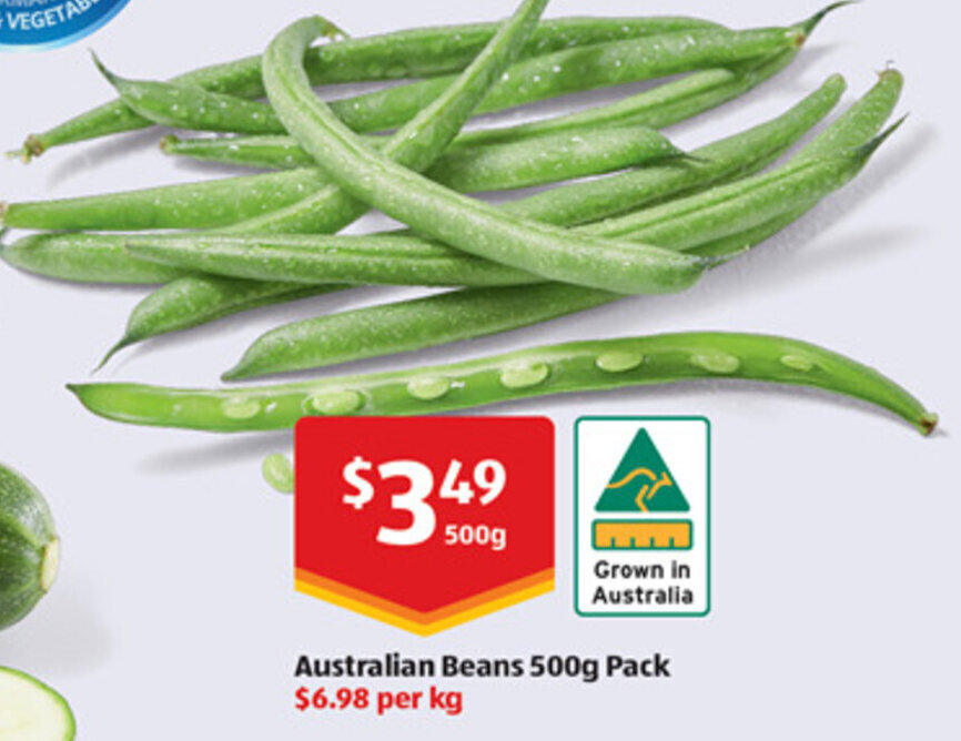 Australian Beans 500g Pack offer at ALDI