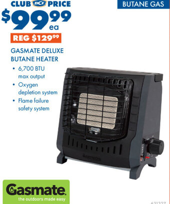 GASMATE DELUXE BUTANE HEATER