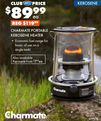 CHARMATE PORTABLE KEROSENE HEATER