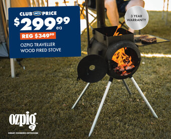 OZPIG TRAVELLER WOOD FIRED STOVE