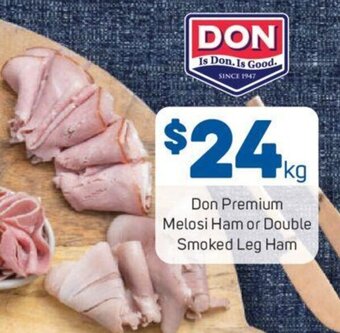 Foodland Don Premium Melosi Ham or Double Smoked Leg Ham offer