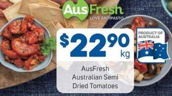 AusFresh Australian Semi Dried Tomatoes