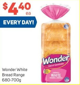 Foodland Wonder White Bread Range 680-700g offer