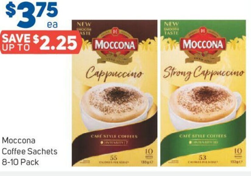 Moccona Coffee Sachets 810 Pack offer at Foodland
