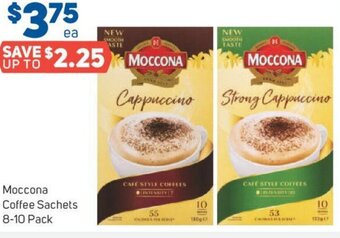 Foodland Moccona Coffee Sachets 8-10 Pack offer