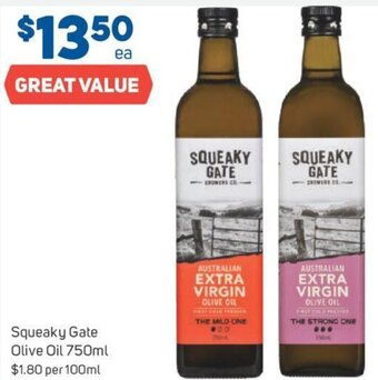 Foodland Squeaky Gate Olive Oil 750ml offer