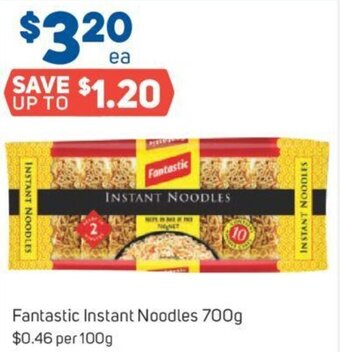 Foodland Fantastic Instant Noodles 700g offer