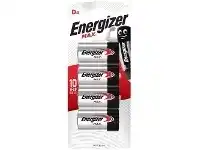 Officeworks Energizer MAX D Alkaline Batteries 4 Pack offer