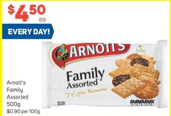 Foodland Arnott's Family Assorted 500g offer