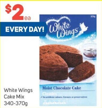 Foodland White Wings Cake Mix 340-370g offer