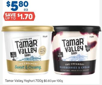 Foodland Tamar Valley Yoghurt 700g offer