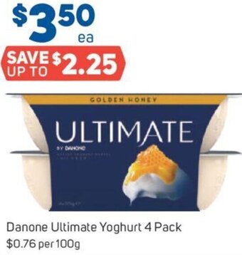 Foodland Danone Ultimate Yoghurt 4 Pack offer