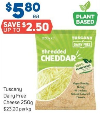 Foodland Tuscany Dairy Free Cheese 250g offer
