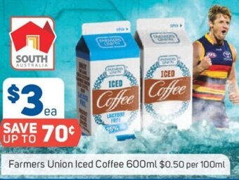 Foodland Farmers Union Iced Coffee 600ml offer