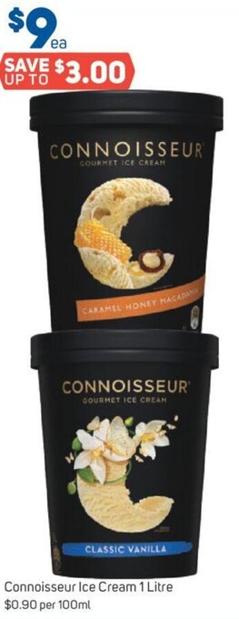 Foodland Connoisseur Ice Cream 1 Litre offer