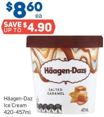 Foodland Häagen-Daz Ice Cream 420-457ml offer