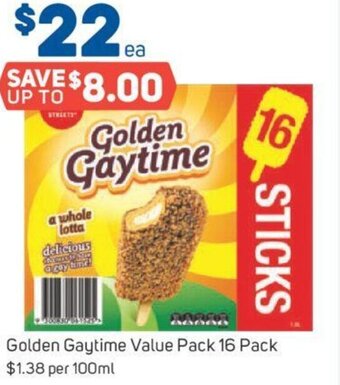 Foodland Golden Gaytime Value Pack 16 Pack offer