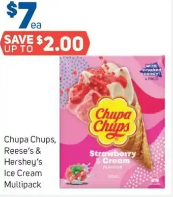 Foodland Chupa Chups, Reese's & Hershey's Ice Cream Multipack offer