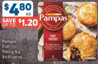 Foodland Pampas Puff Pastry 1kg offer