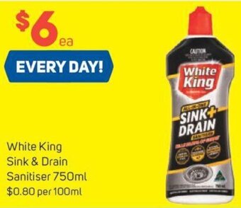 White King Sink & Drain Sanitiser 750ml