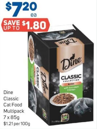 Foodland Dine Classic Cat Food Multipack 7 x 85g offer