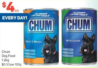 Foodland Chum Dog Food 1.2kg offer