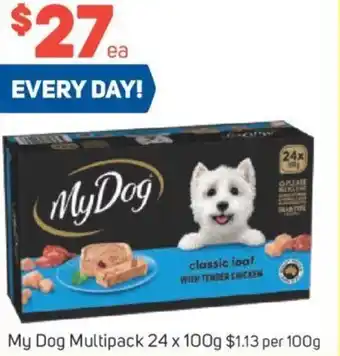 Foodland My Dog Multipack 24 x My Dog Multipack 24 x 100g $1.13 per 100g offer