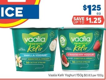 Foodland Vaalia Kefir Yoghurt 150g offer