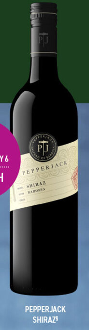 Dan Murphy's PEPPERJACK SHIRAZ offer