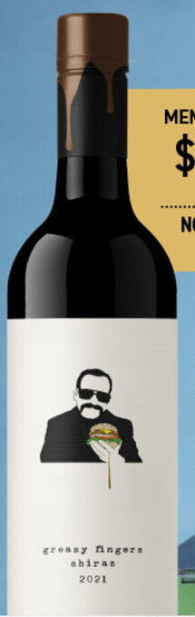 Dan Murphy's GREASY FINGERS SHIRAZ offer