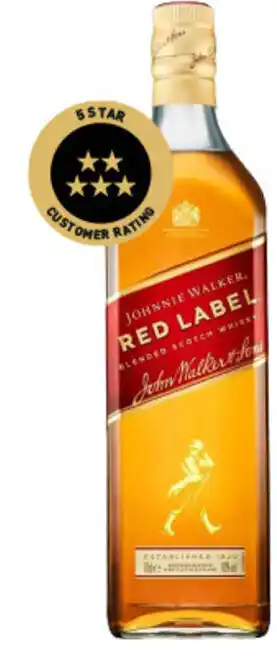 Dan Murphy's Johnnie Walker Red Label Scotch Whisky 700mL offer