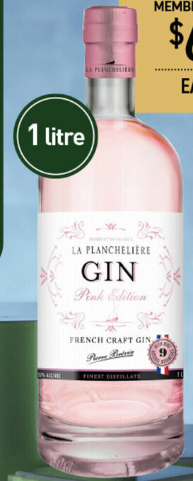 Dan Murphy's LA PLANCHELIERE PINK GIN 1L offer