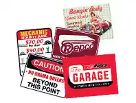 Repco Repco Assorted Garage Tin Signs offer