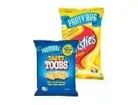 Foodworks Burger Rings, Twisties, Toobs, Cheetos Balls or Puffs 125-270g offer