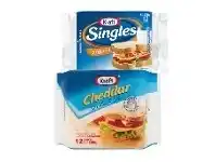 Foodworks Kraft Cheese Singles or Slices 216/250g offer