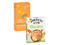 Coles Jordans Granola or Oat Clusters 500g-750g or Dorset Granola or Muesli 450g offer