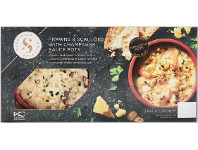 ALDI Specially Selected Prawns & Scallops with Champagne Sauce Pots 2pk/240g offer