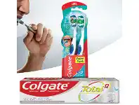 Coles Colgate 360° Value Pack Manual Toothbrush 2 Pack or Total Advanced Toothpaste 200g offer