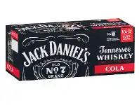 Liquorland Jack Daniels & Cola Can 375ml (10 Pack) offer