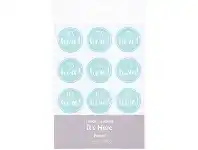 It's Here Stickers Pastel Blue 24 Pack