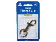 Officeworks Kevron Metal J Clip 75mm offer